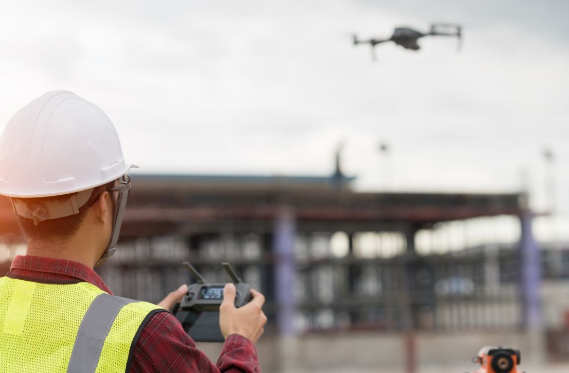 Budowa dróg szybciej i efektywniej – pomiary w czasie rzeczywistym dzięki dronom