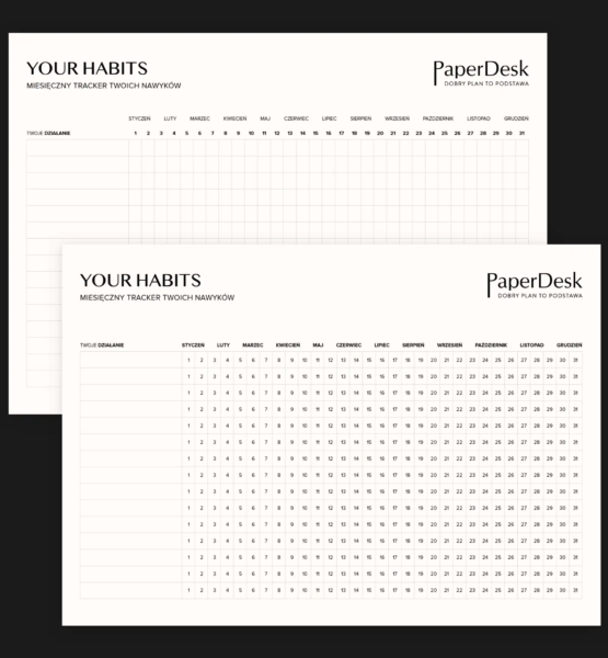 Habit tracker Jak skutecznie budować nawyki krok po kroku