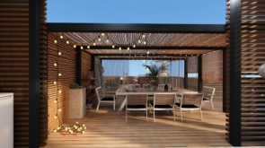 Pergola wbudowana w bryłę domu - kiedy należy uwzględnić ją już na etapie projektu budynku?